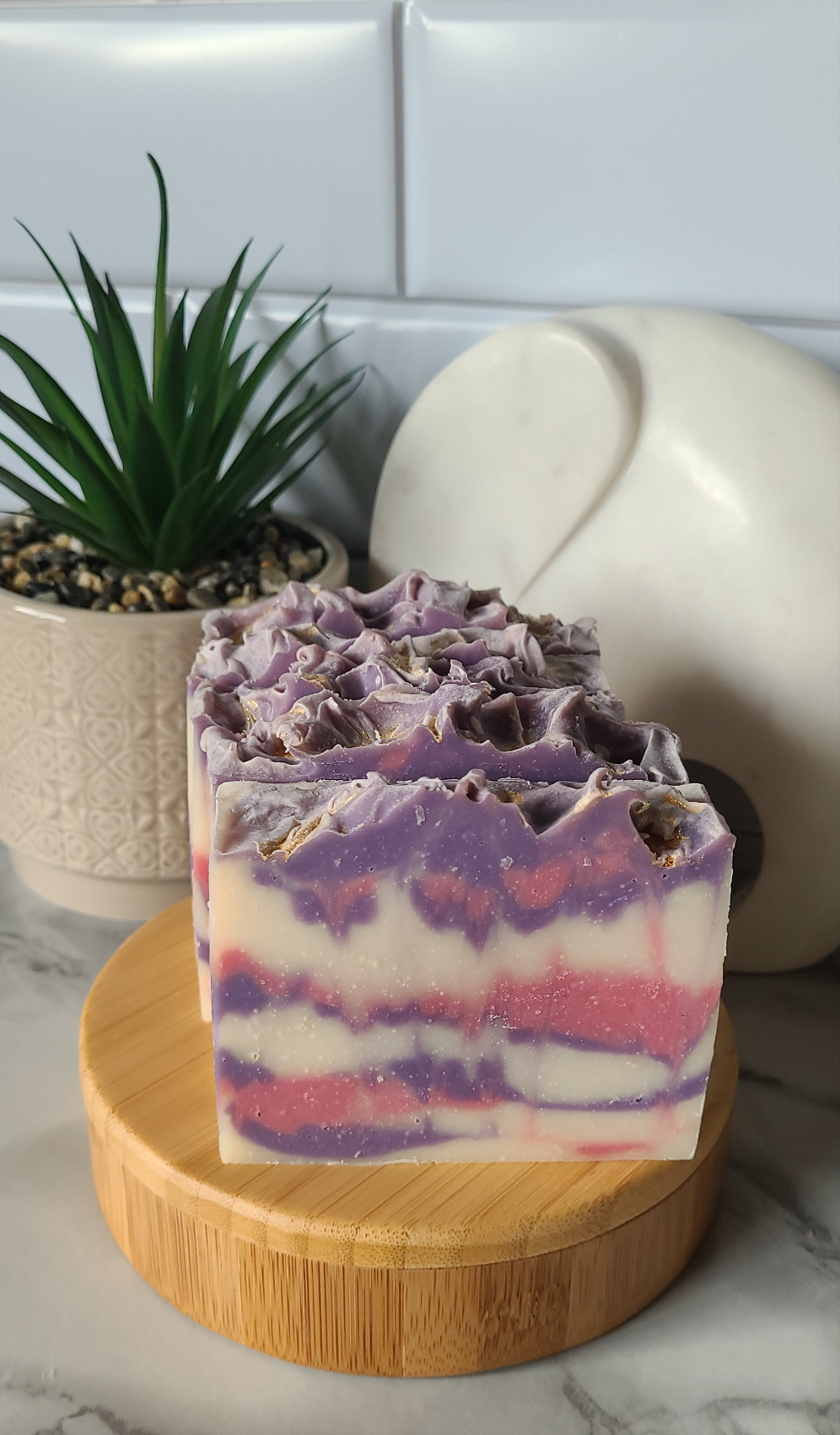 Raspberry Swirl Soap